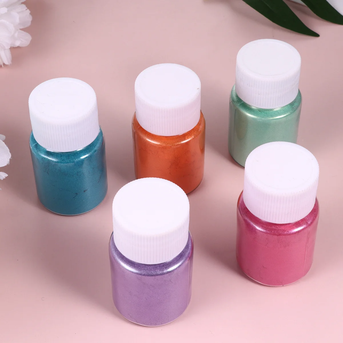 Ensemble de pigments en poudre de Mica, 8 couleurs assorties, qualité pour savon, bain, argile, artisanat, matériel fait à la main, 10 pièces