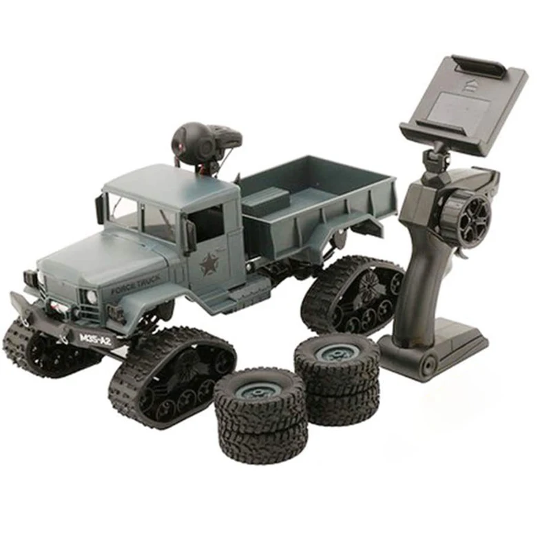 Fy001 Four-wheel Drive Remote Control Military Truck Load Climbing Suv With Wifi Camera Simulation Rc Military Truck Toy