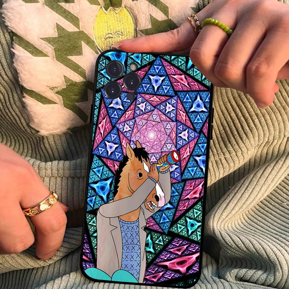 BoJack Horseman Phone Case For IPhone 16 15 13 14 Pro Max XS XR 12 11 Pro 13 Mini 6 7 8 Plus Soft Clear Back Cover