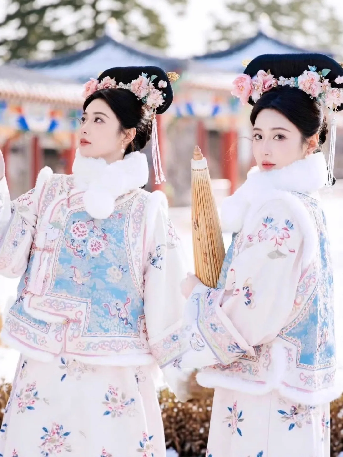 adulte-automne-hiver-nouveau-2025-qing-dynas-court-imprimer-qipao-gilet-performance-voyage-photoaphy-costume-chinois-traditionnel