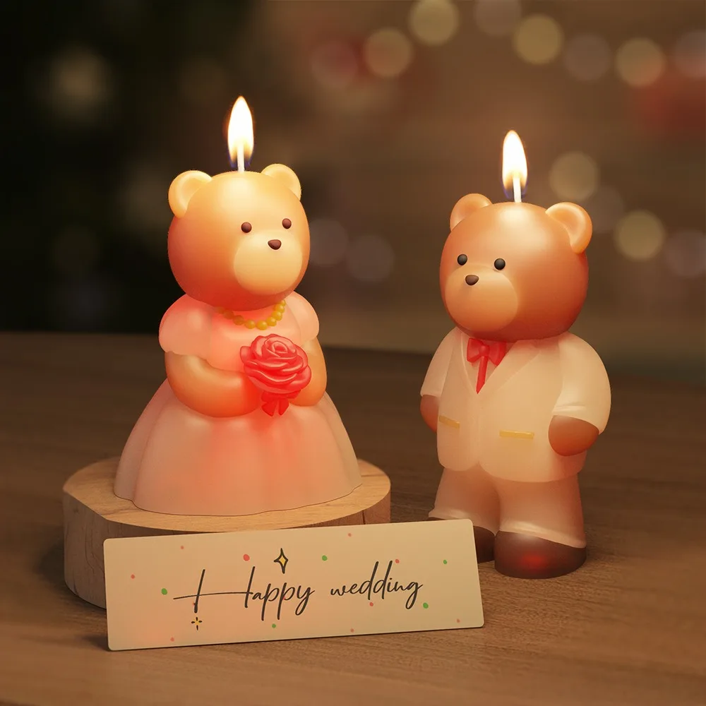 

Silicone Mold White Cake Mold Bear Mold Silicone For Baking Personal Use Celebration