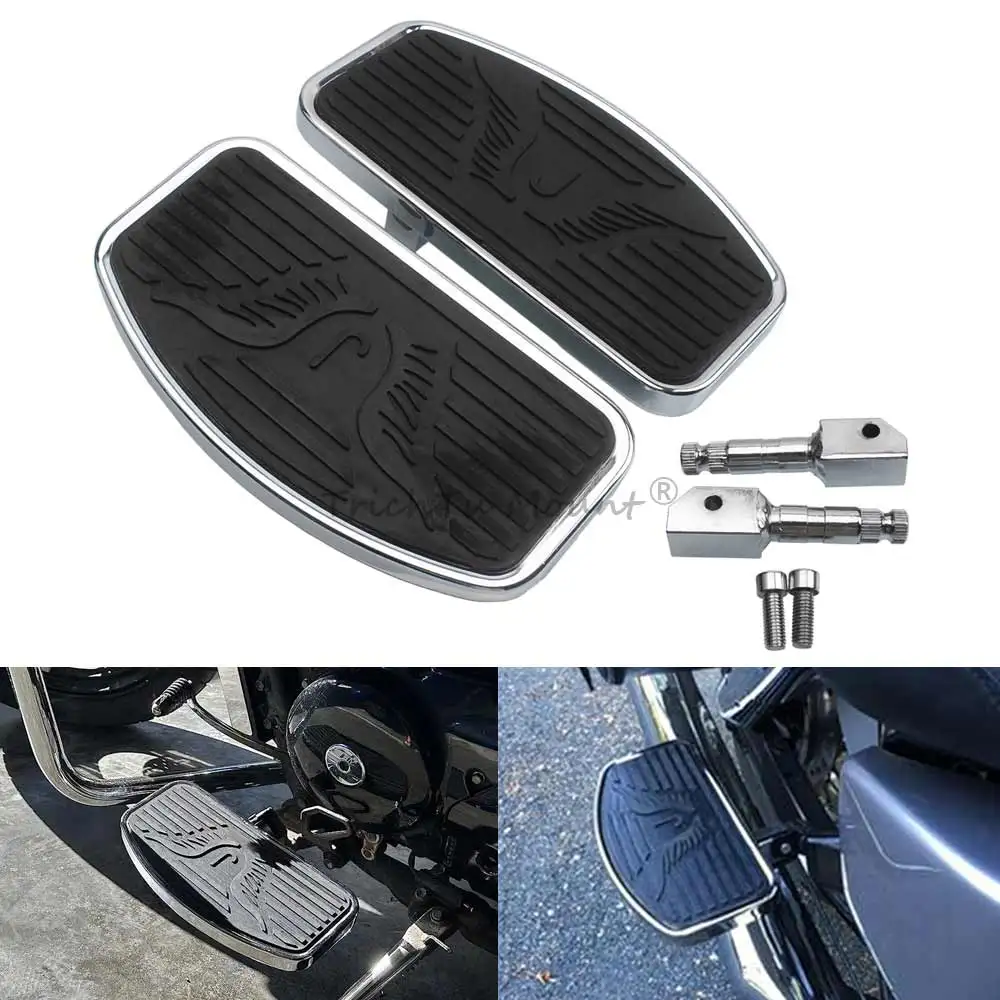 1 Pair Motorcycle Front Footrest For Honda Vt125C/Vt600/750 Shadow Vlx/Spirit/Black Widow Nv400/600 Steed(Vlx) Magna 1993-2003