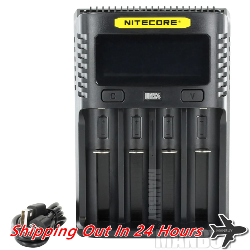 

Wholesale NITECORE UMS4 Automatic Universal 3A Quick Charger Intelligent USB 4-Slots Superb Li-ion Ni-Cd Ni-MH IMR