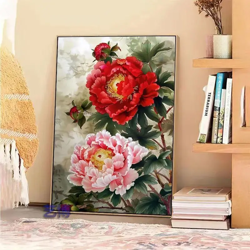 Home decoration handmade cross stitch finished product customized wall flower 2-5 months shipping prepaid deposit link