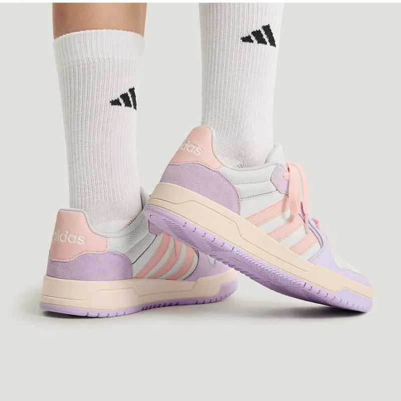 Adidas Men and Women 26 Years ENTRAP Low-top Retro Basketball Style Sports Casual Board Shoes KH8206