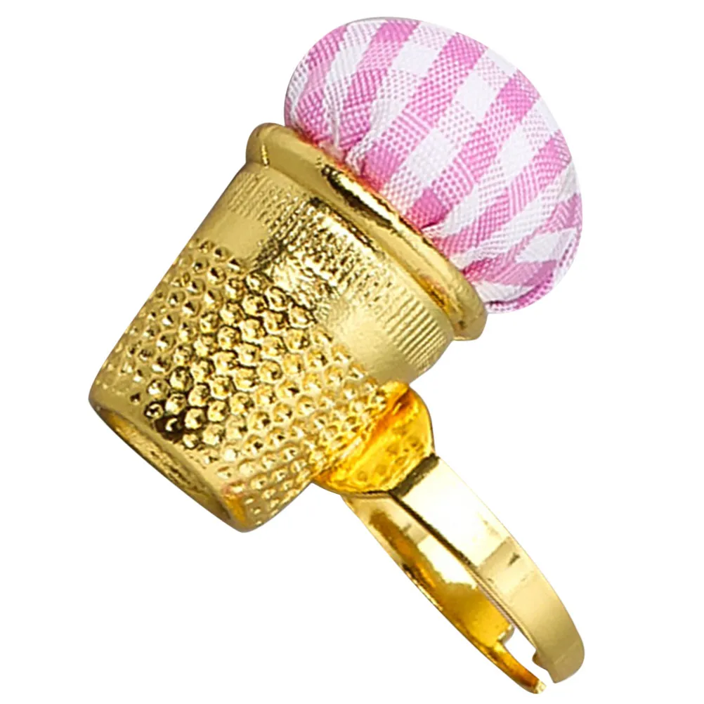 Fashionable Finger Pin Cushion Safe Needle Storage Sewing Needle Cushion Household Embroidery Tool Wear-Resistant Lovely Sewing