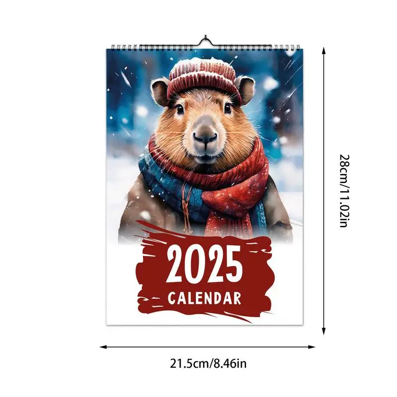 Calendrier de bureau en papier suspendu avec motif de teckel, calendrier de chien, licence mensuelle hebdomadaire, ornements pour la maison, 2025, 03