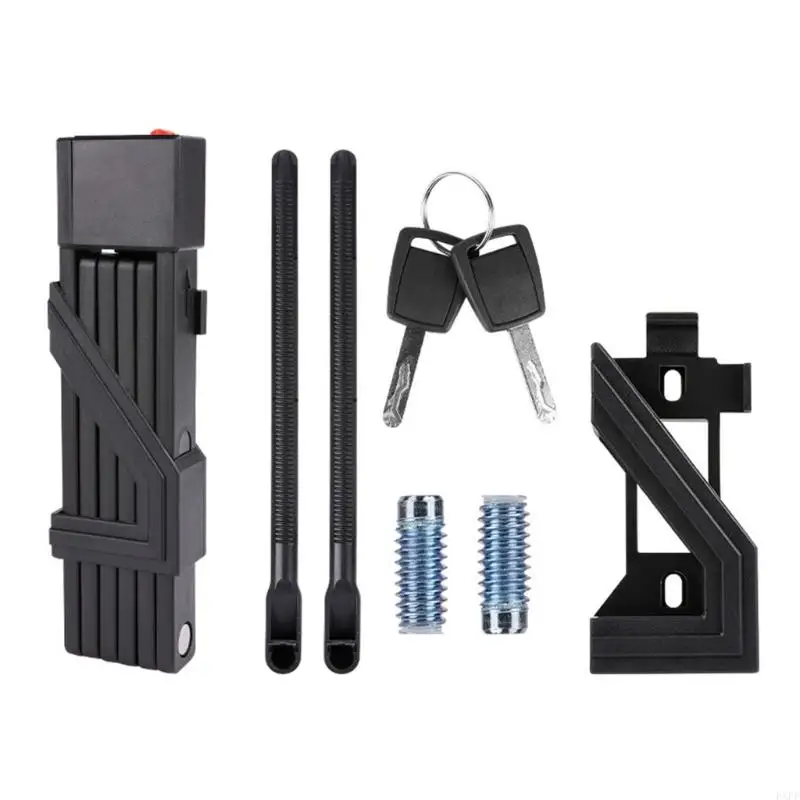 

Compacts Foldable Bikes Lock Antithefts Zincs Alloy Mechanism Heavy Duties Lock