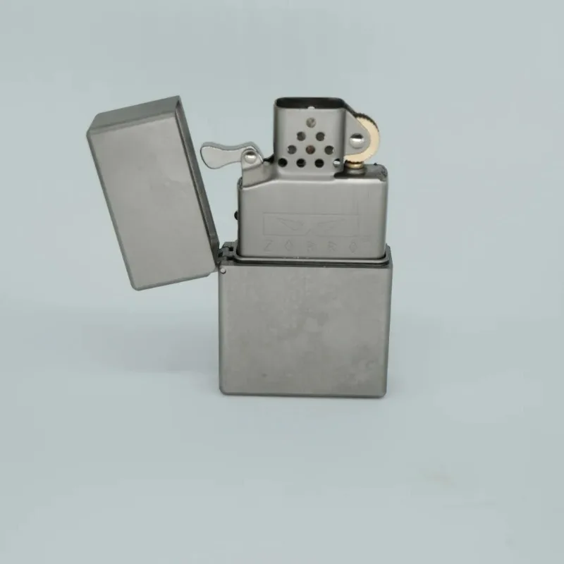New titanium alloy shell with Zorro pure titanium liner fuel lighter,EDC integrated titanium alloy lighter,cigarette accessories