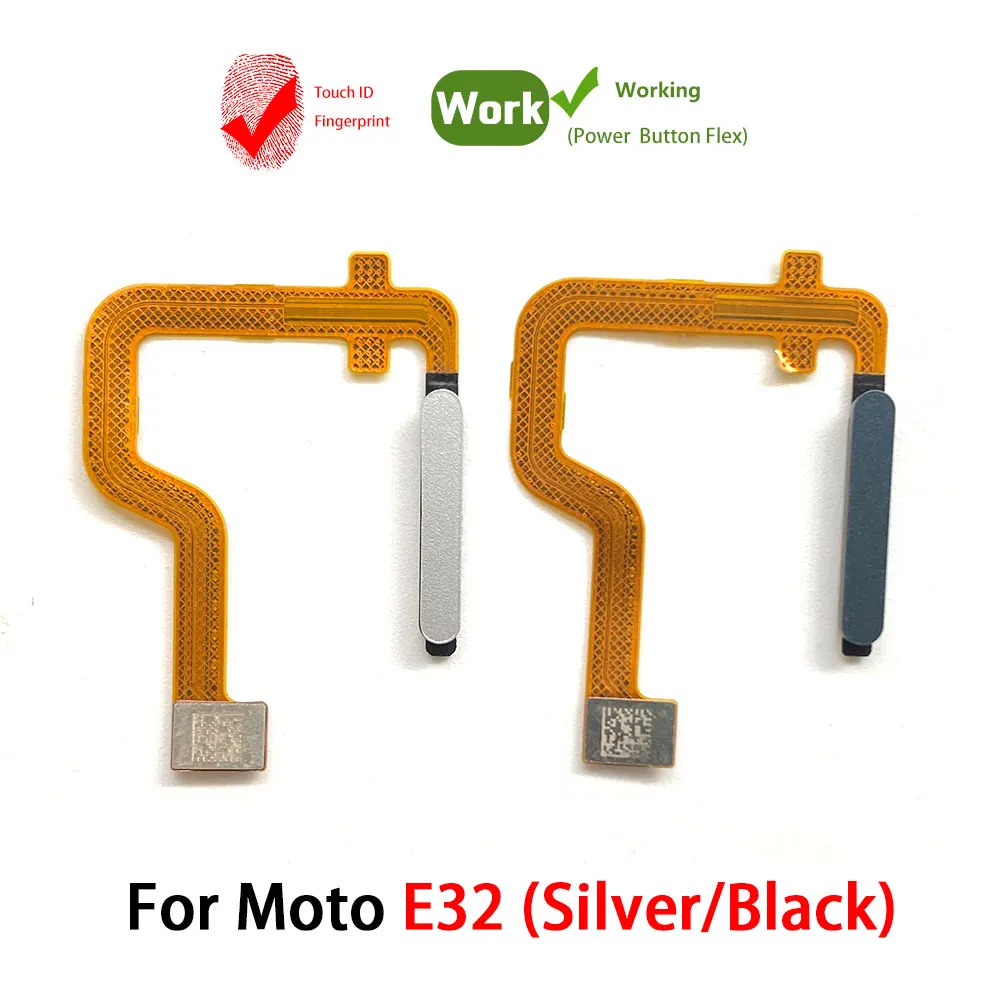 Great quality For Moto E7 E20 E32 Fingerprint Sensor Scanner Touch ID Connect Motherboard home button Flex Cable