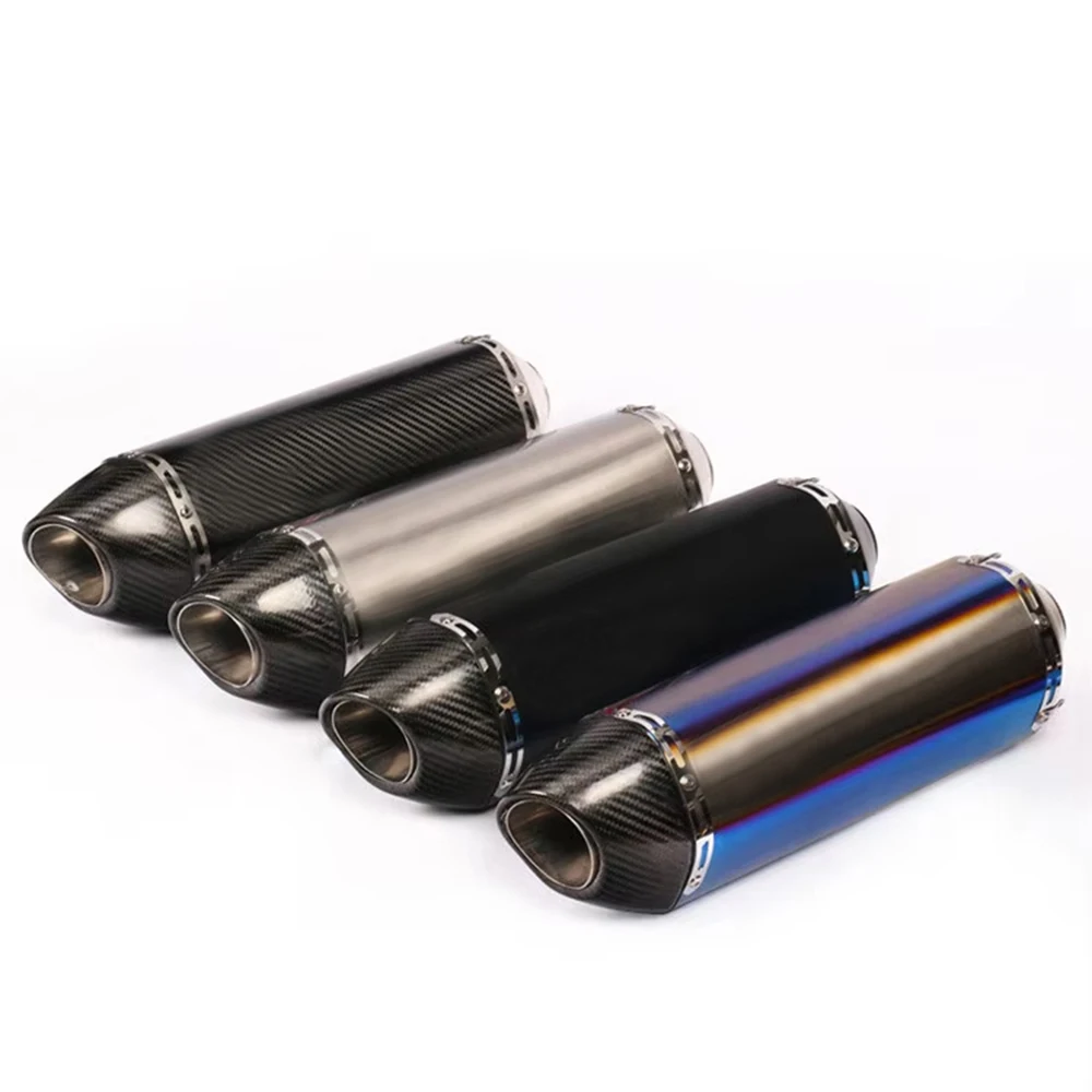 

Универсальный глушитель из углеродного волокна 51 мм, глушитель для выхлопной трубы для R1R3R25 GSXR750 Z900/1000 CBR1000 ETC R77