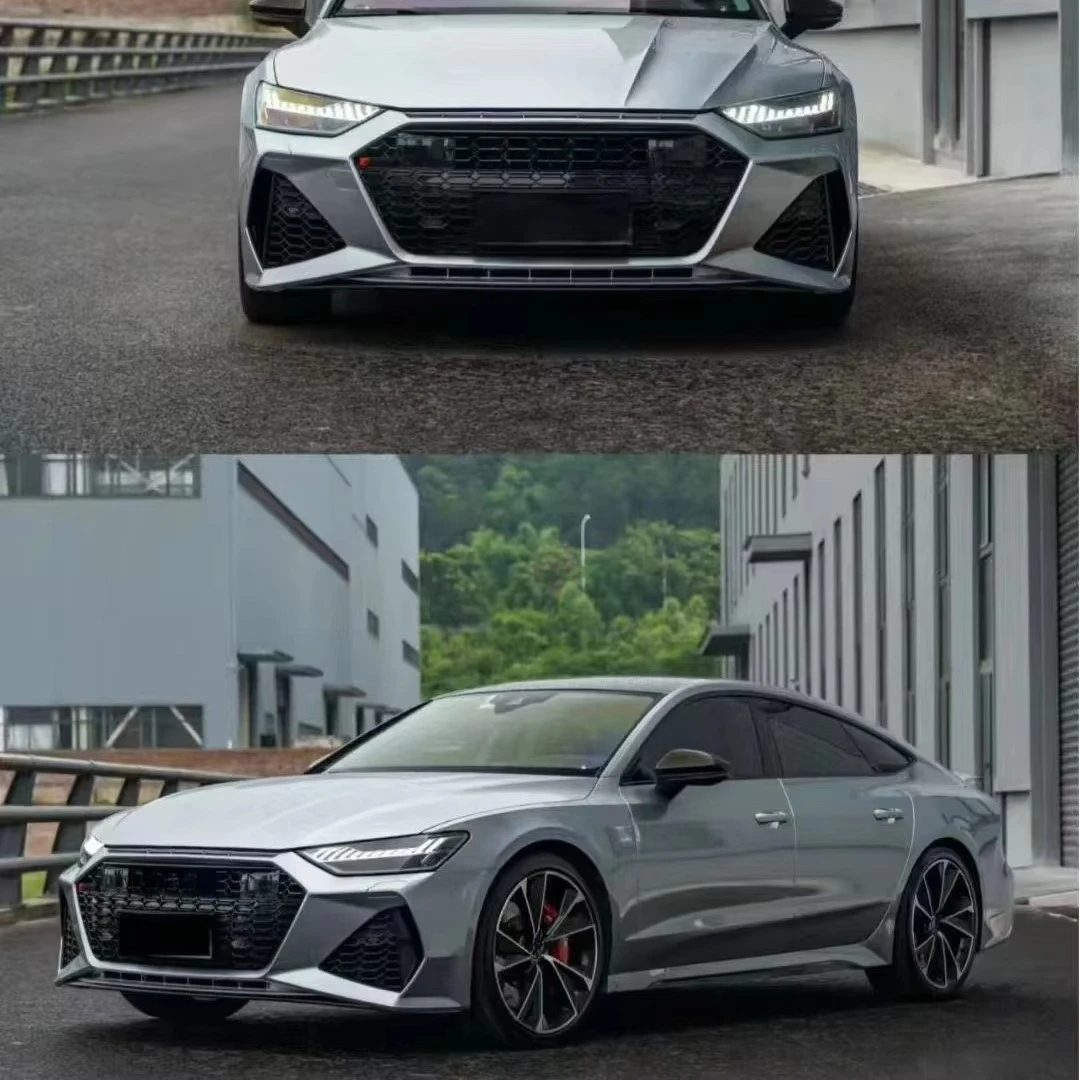 STLF FOR New Audis A7 C8 RS7 Front and Rear Bumper Upgrade and Retrofit RS7 Body Kit 5
