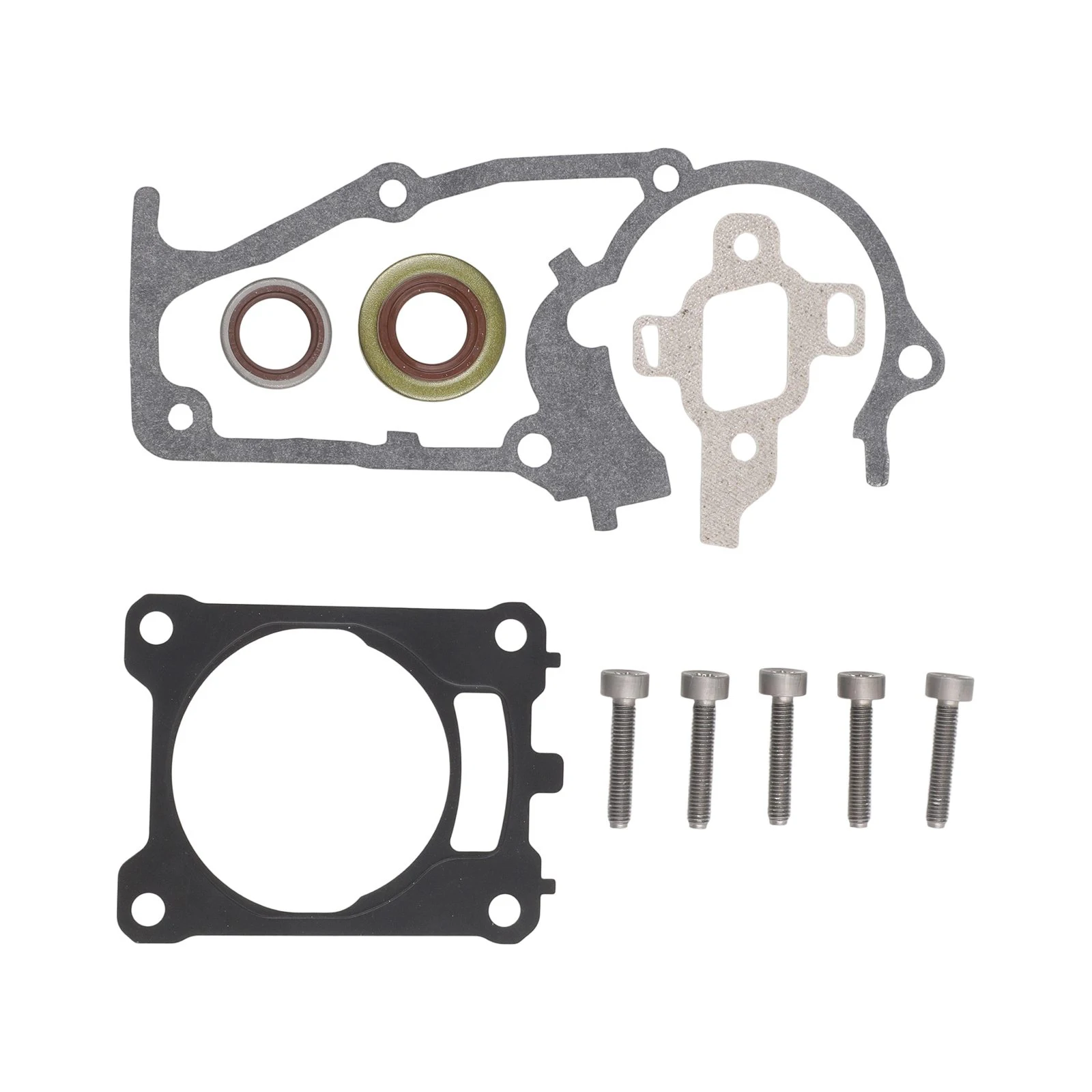 OEM Style Gasket Seal Set 11420071601 for For MS462 Chainsaw For MS462 C M For MS462 CM 3 Gaskets 2 Seals 5 Screws