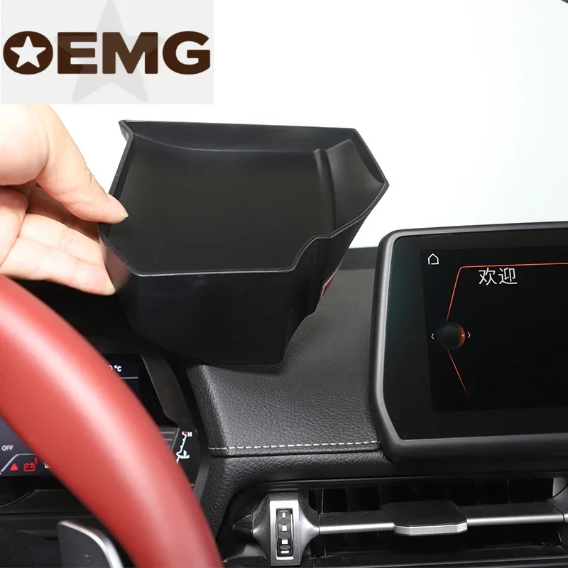 

For Toyota GR Supra MK5 A90 2019-2022 ABS Black Car Styling Dashboard Storage Box Organizer Box Tray Car Interior Accessories