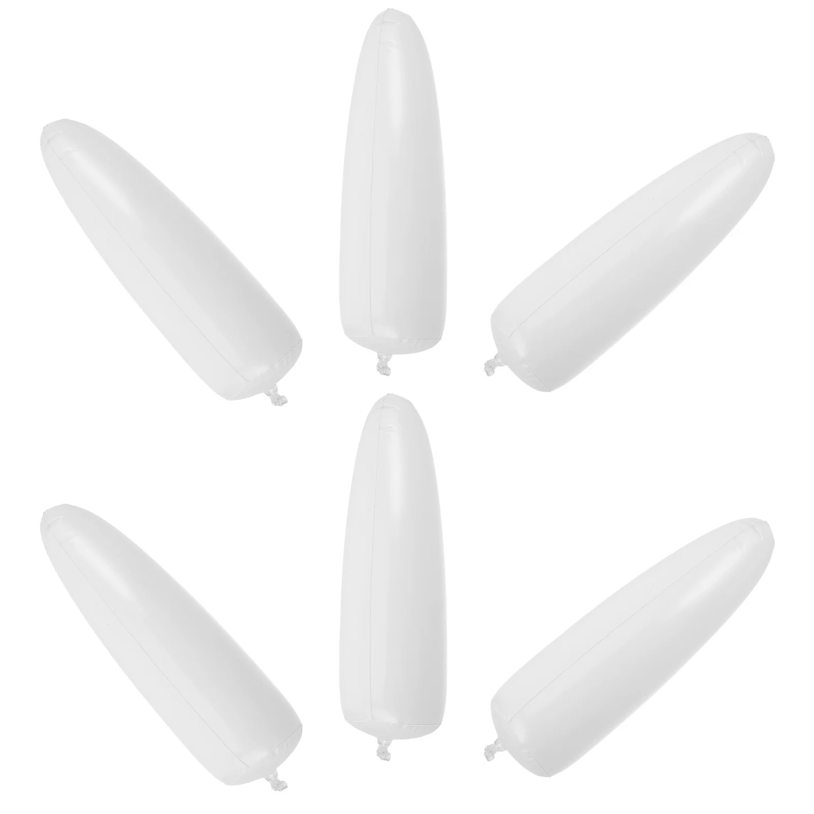 

3 Pairs Inflatable Boot Shapers Inserts Support Stands for Tall Boots PVC White