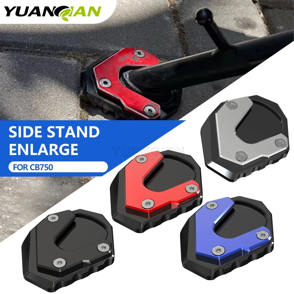 

New For HONDA CB750 CB 750 HORNET 750 2023-2025 2026 Motorcycle Accessories Kickstand Enlarger Pad Side Stand Extension Plate