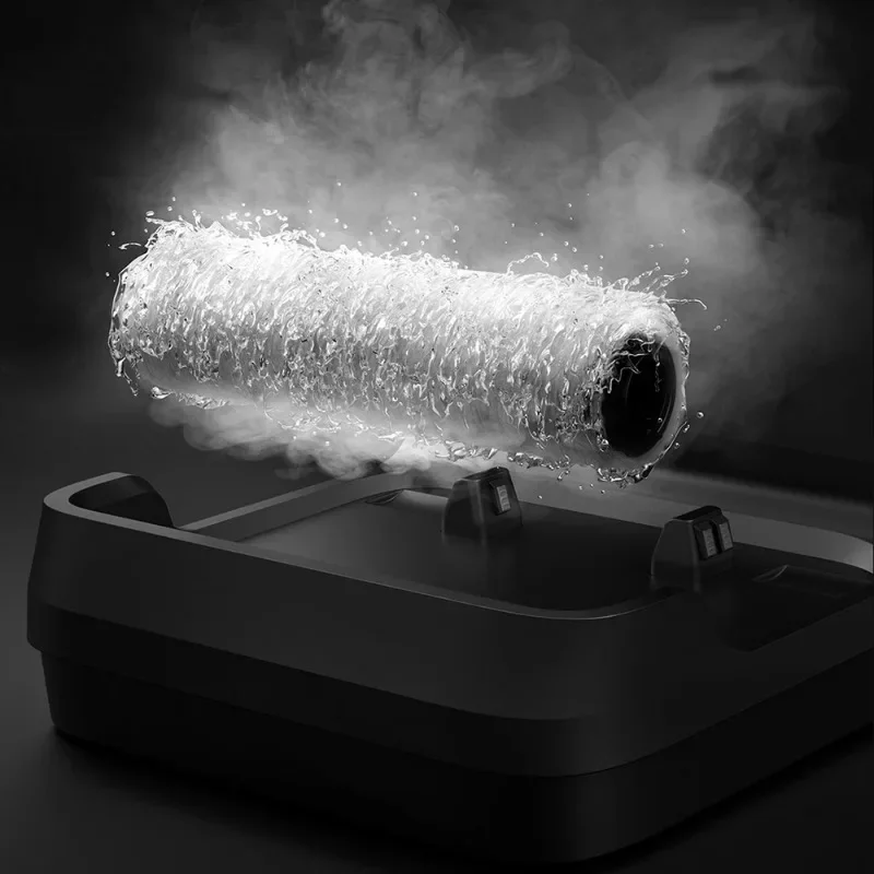 XIAOMI MIJIA ไร้สาย Anti-tangle เครื่องดูดฝุ่น 4Pro เปียกแห้งทําความสะอาดด้วยตนเอง Crawler Roller Brush Mop