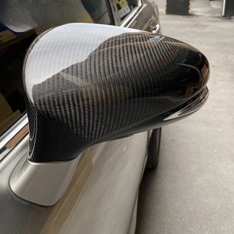 Suitable for carbon fiber ES GS IS300 CT RC dry carbon fiber replacement rearview mirror housings