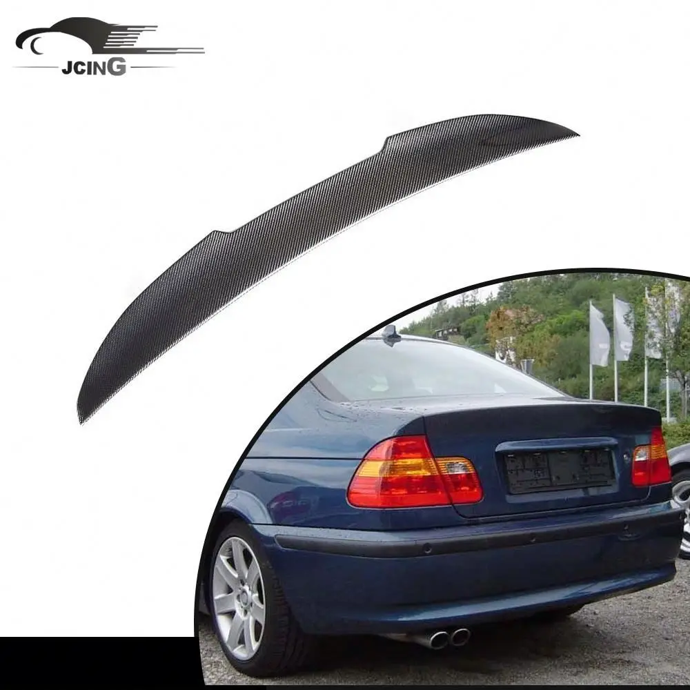 

Подходит для BMW E46 base седан 4-дверный 1998-2005 задний спойлер крышка багажника спойлер багажника из углеродного волокна