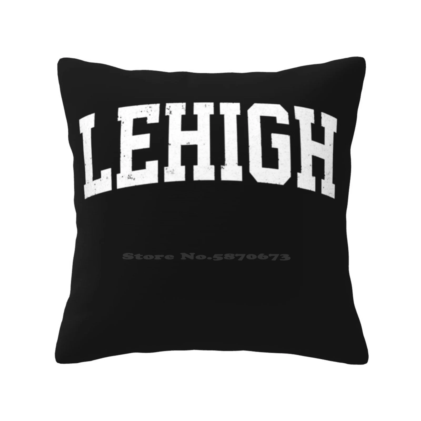 Lehigh Pennsylvania Pa Vintage Athletic Sports Pink Design Pullover Hoodie Pillowslip Pillowcase Lehigh Pennsylvania Pa Vintage