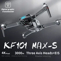 Edward KF101 GPS brushless obstacle avoidance three-axis gimbal EIS electronic anti shake digital image transmission definition