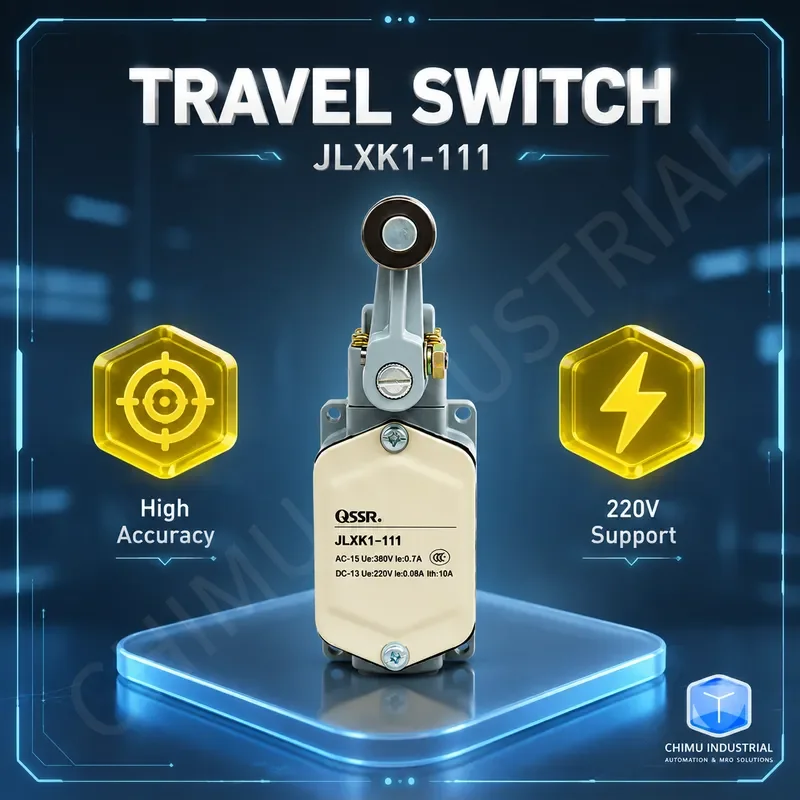 【CHIMU INDUSTRIAL】 for JLXK1-111 Limit Switch Aluminum Shell Auto Reset Silver Contact DC