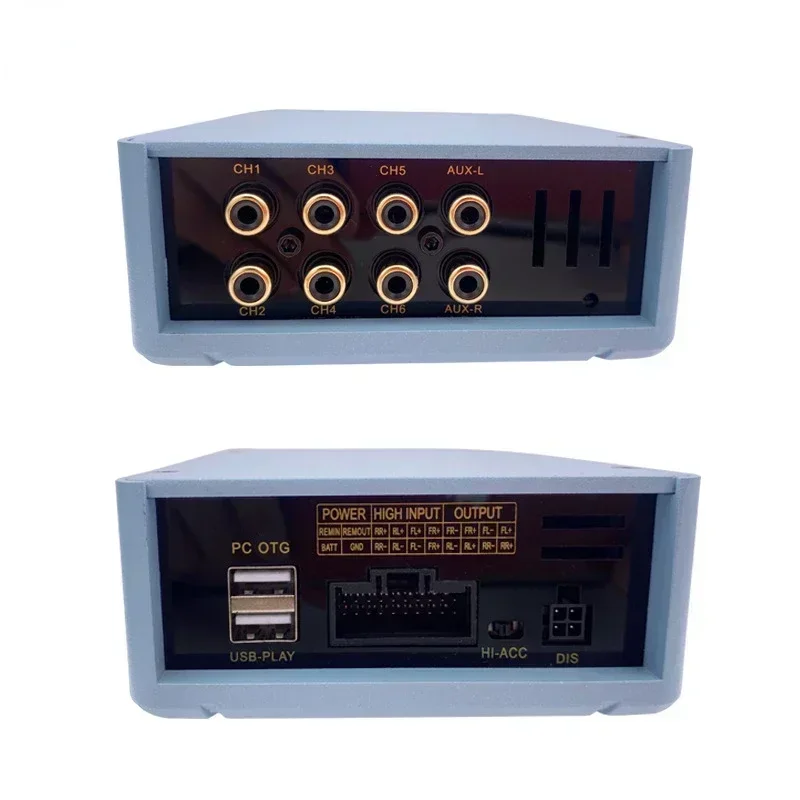 Durable Car Car DSP Power Amplifier High Power Subwoofer 4 in 6 Out EQ31 Segment Audio Modification Color Random