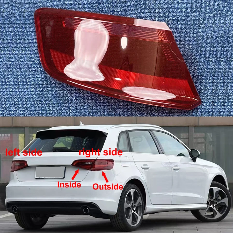 For Audi A3 2013 2014 2015 2016 Hatchback Taillight Shell Tail Lamp Cover Turn Signal Light Mask Replace The Original Lampshade