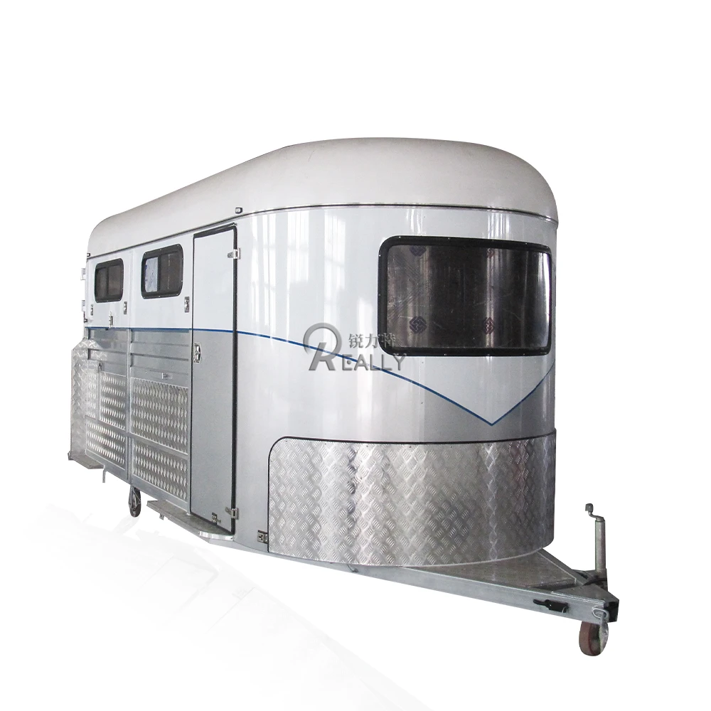 カスタマイズされた3馬輸送トレーラー,オーストラリア標準馬トレーラー,デラックス工場供給,2025