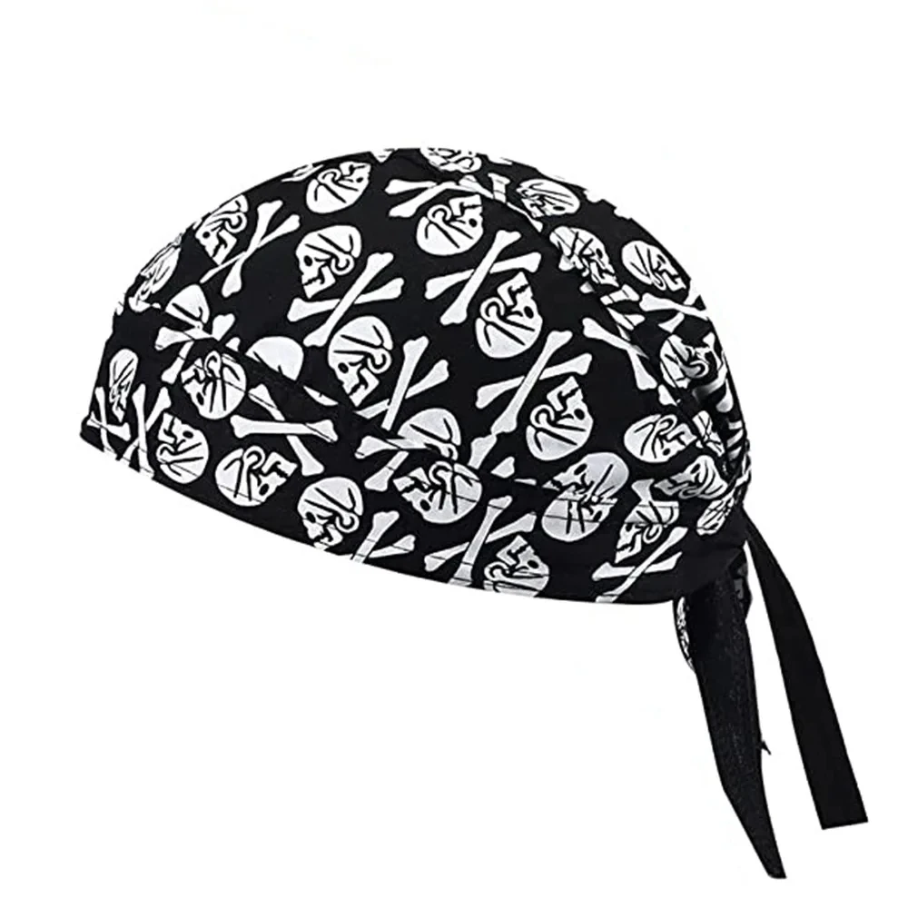 1szt Kolarstwo Czaszka Pirat Czapka Kapelusz Bandana Chusta na głowę Oddychająca wyściółka kasku Antypot Uv Sportowa opaska na głowę Szalik dla mężczyzn i kobiet