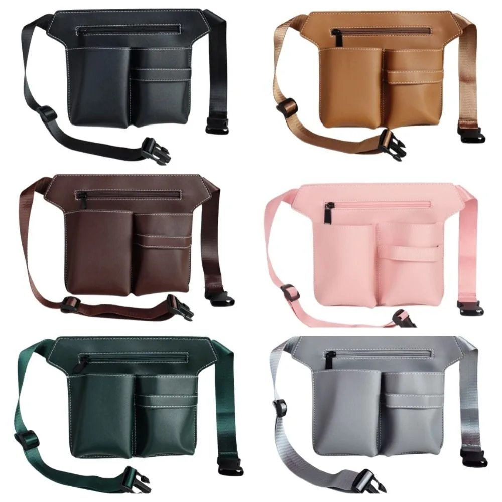 

Hairdressing Hair Scissor Bag Waist Pack Belt Storage Bags Clips Comb Case Tongs PU Leather Holster Bags Holder Tool Outdoor