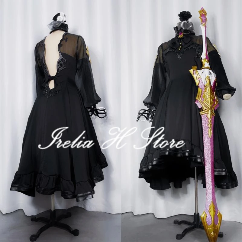 Irelia H Store Granblue Fantasy Yuisis Cosplay Costume High Quality Custom made Black dress female