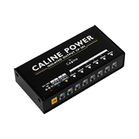 Caline Guitar Pedal DC 9V/12V/15V/18V Power Supply 36W 8 Truly Isolated Outputs CP-202 Guitar Effect Pedal with Adapter Parts
