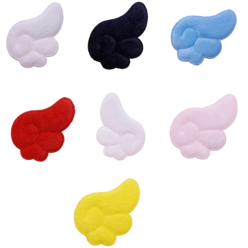 Crafts Cartoon Plush Wing Appliques Furry Appliques Handmade Ponytail Decoration Lovely Hair Barrettes