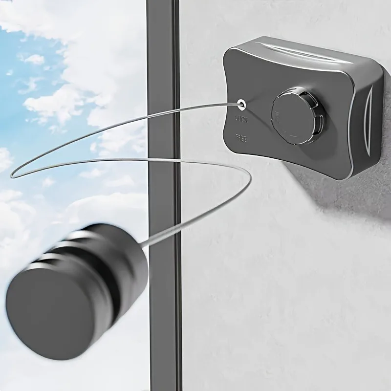 

Противоударная линия для сушки одежды, экономия места в помещении, настенная невидимая веревка для белья, новая выдвижная веревка для белья 5 м