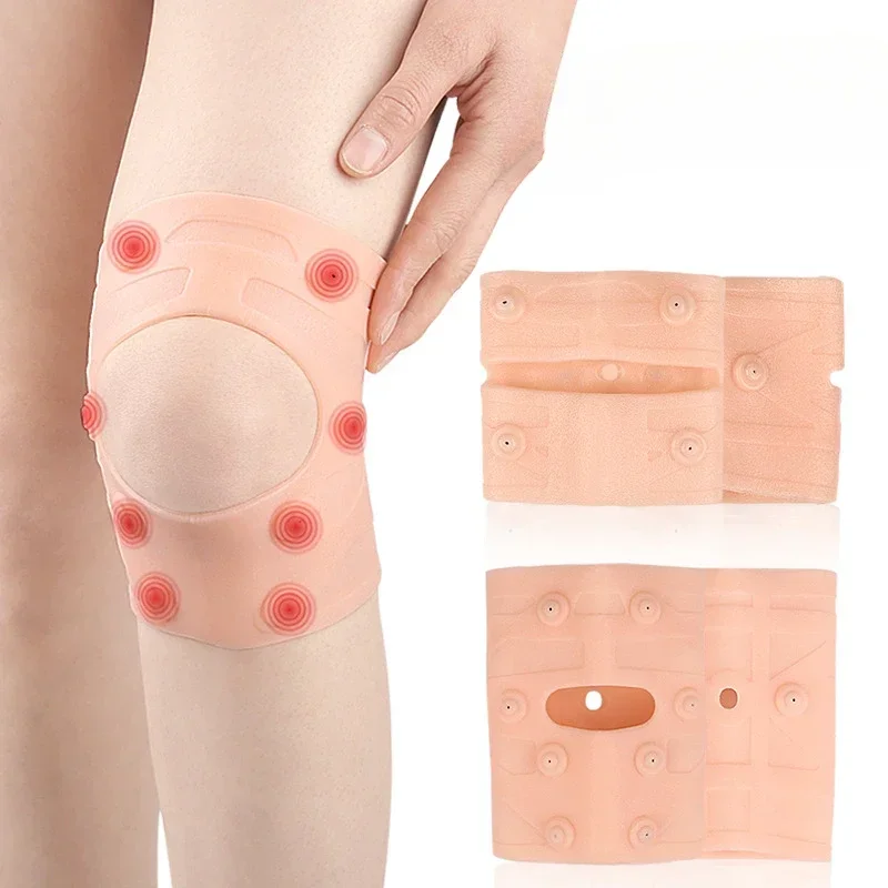 

1PC Silicone Professional Knee Pads Magnetic Therapy High Elasticity and Comfort Pain Relief Knee Pads Joint Pads