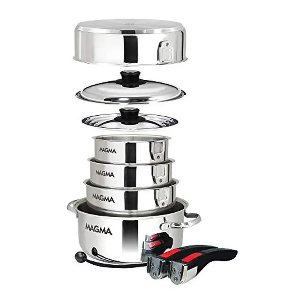 Stainless Steel Gourmet Cookware Set Induction Cooktops