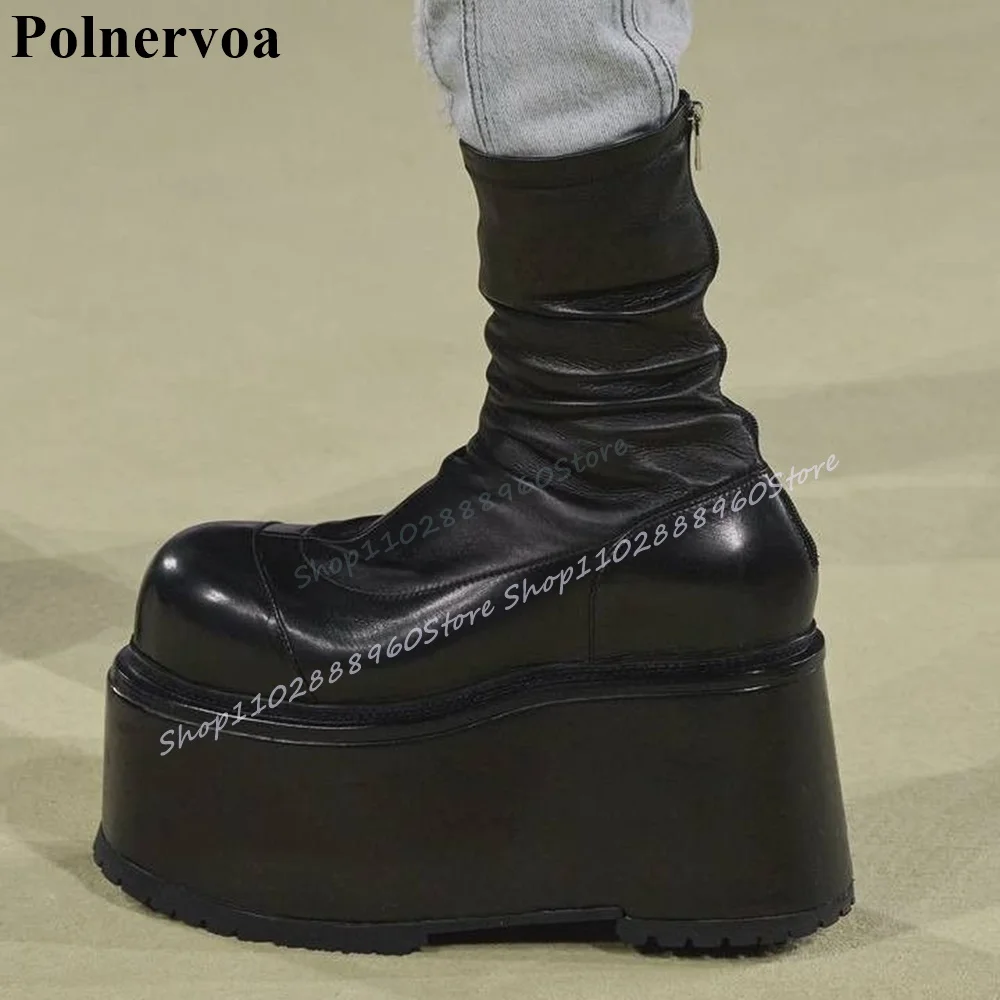 mi-mollet-noir-mat-cuir-bottes-a-semelles-epaisses-plat-avec-chaussures-pour-femmes-dos-fermeture-eclair-bout-rond-2025-sexy-zapatos-para-mujere