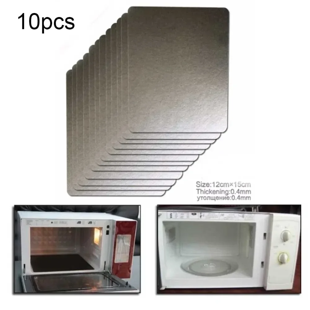 10Pcs  Mica Plate Universal Microwave Oven Mica Sheet Wave Guide Waveguide Cover Sheet Plates 12*15cm For Hair-dryer Toaster