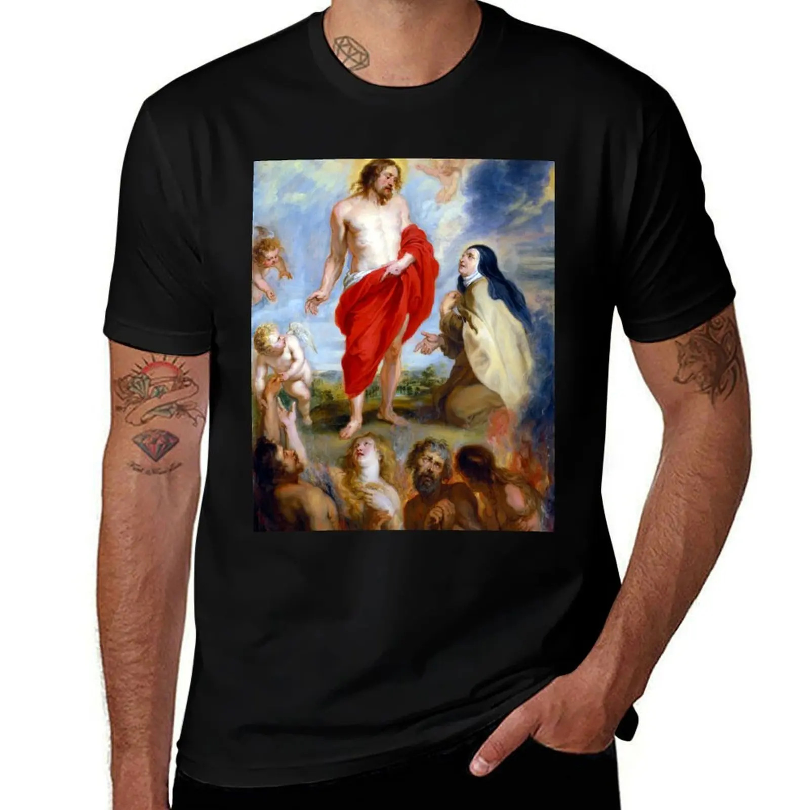 

Peter Paul Rubens Saint Teresa vila Interceding T-Shirt t shirts with prints t shirt personalised T-Shirt