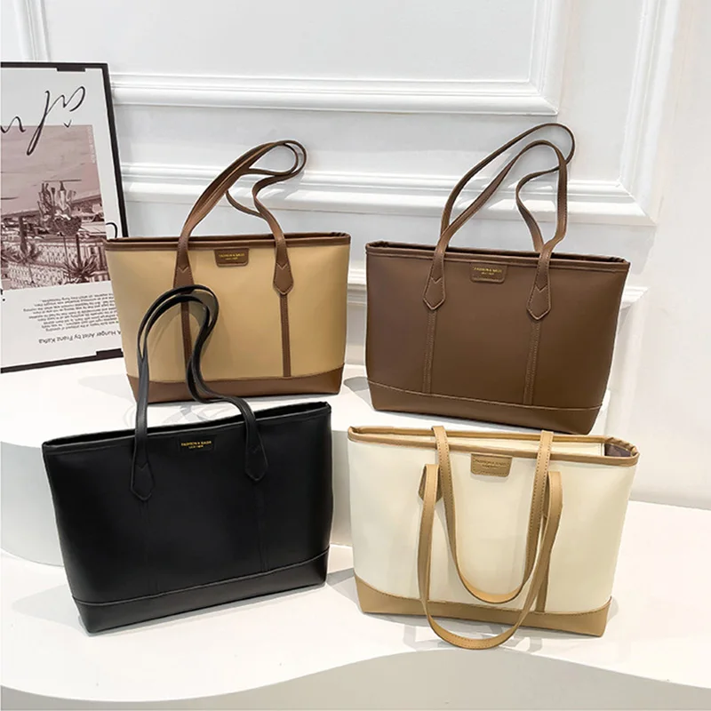 Large Capacity Casual Tote Bags For Women, Designer Versatile Commuting Shoulder Bag For Daily Used, Ladies Handbags
