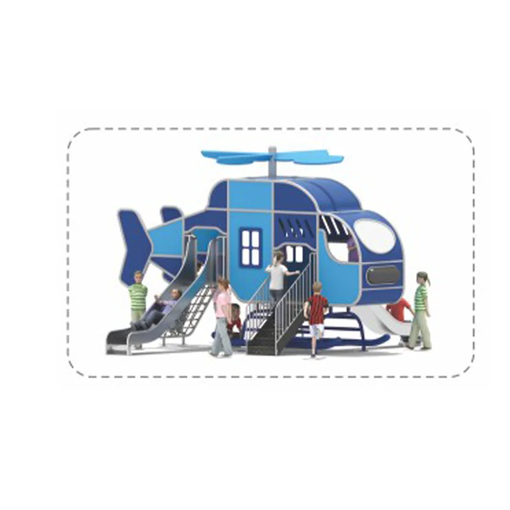 ملعب احترافي مخصص عالي الجودة، معدات تسلية خارجية، شرائح من الفولاذ المقاوم للصدأ للتسلق