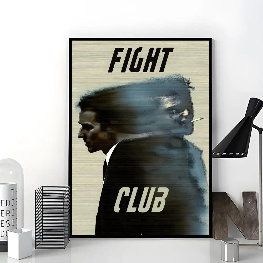 film thriller Fight Club Poster Trendy Aesthetic Wall Art Poster for Dorm Room Bedroom Decor