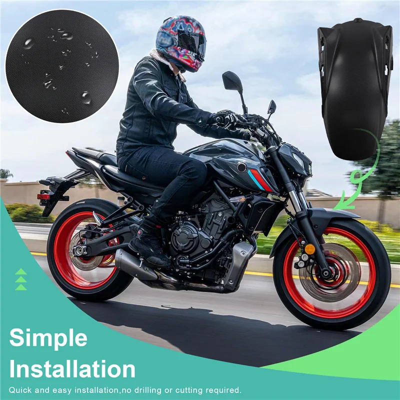 

Motorcycle Front Fender Front Tire Cover Fairing Mudguard For YAMAHA MT-07 FZ-07 2012 2013 2014 2015 2016 2017