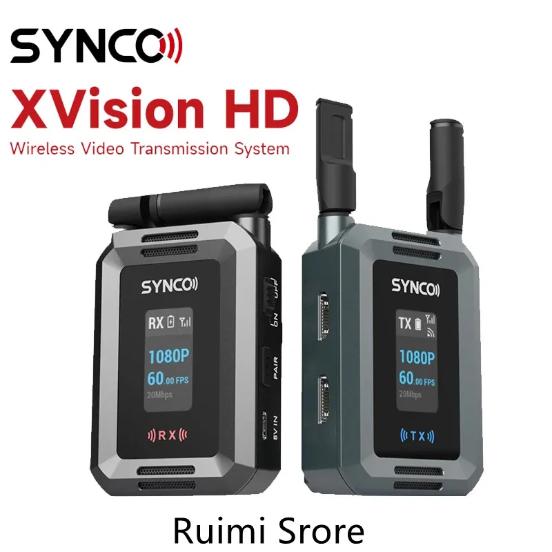 Беспроводная система передачи видео SYNCO Xvison HD со сверхнизкой задержкой 40 мс, стабильная передача HD до 300 м Беспроводная система передачи видео SYNCO Xvison HD со сверхнизкой задержкой 40 мс, стабильная передача HD до 300 м