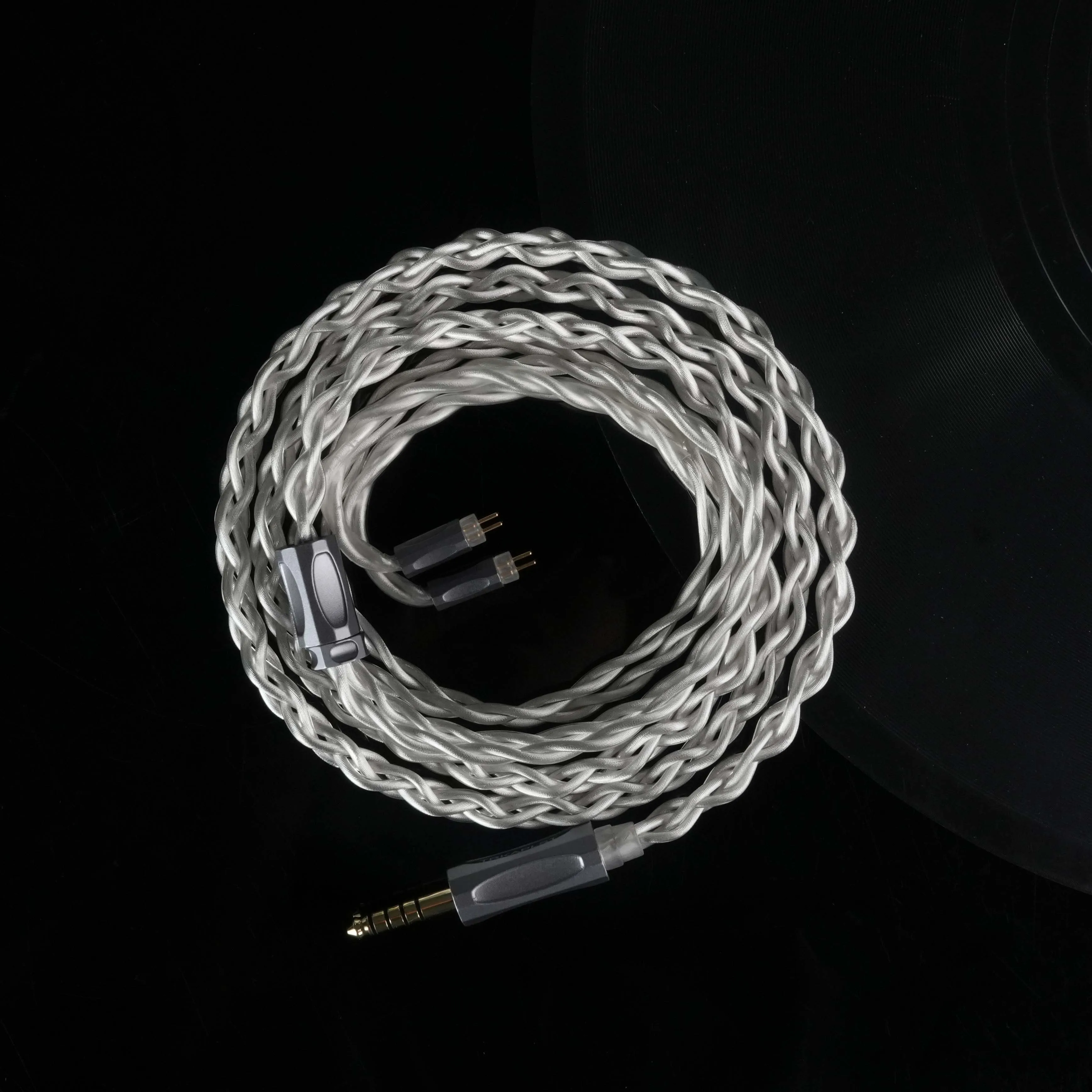 TRKAPLST-30 4-adriges IEM-Kabel mit 4,4 3,5 2,5 mm auf 0,78-poligem MMCX, IE900, TRSDual, 3,5 mm für HIFIMAN FIIO Headsets – Detail 17