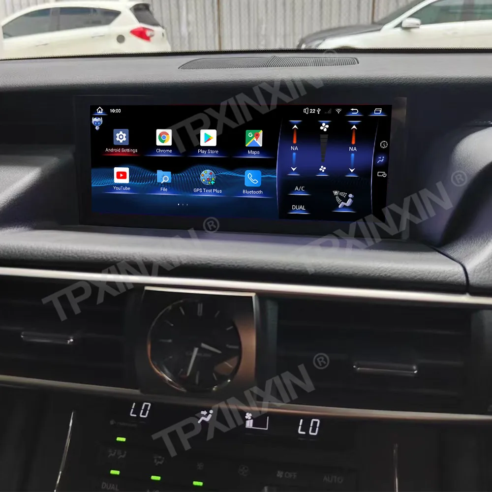 Qualcomm 668 Rádio do carro para Lexus RC, IS Series 2013-2017, Leitor de vídeo multimídia, Navegação GPS, Unidade Carplay, Android 13 Screen