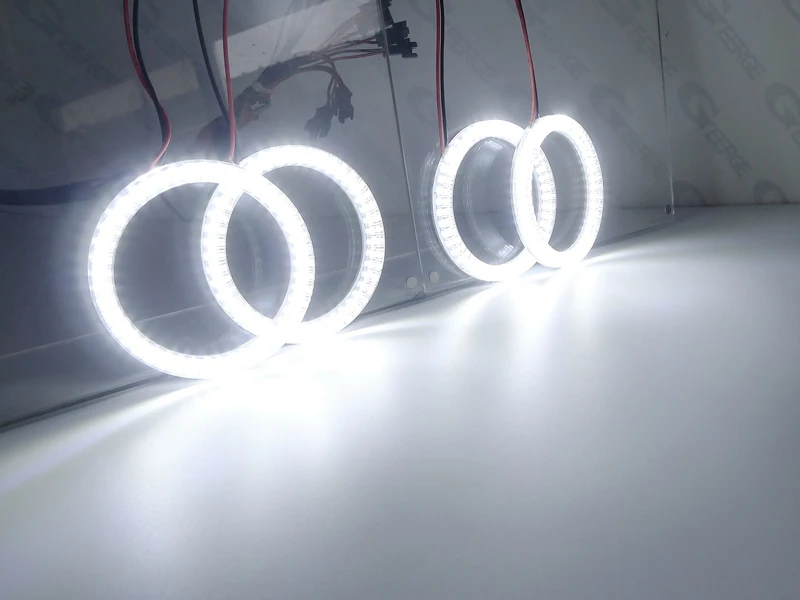 Geerge For Infiniti M M25 M37 M56 Q70 NISSAN FUGA Y51 Ultra Bright SMD LED Angel Eyes Kit Halo Rings Day Light