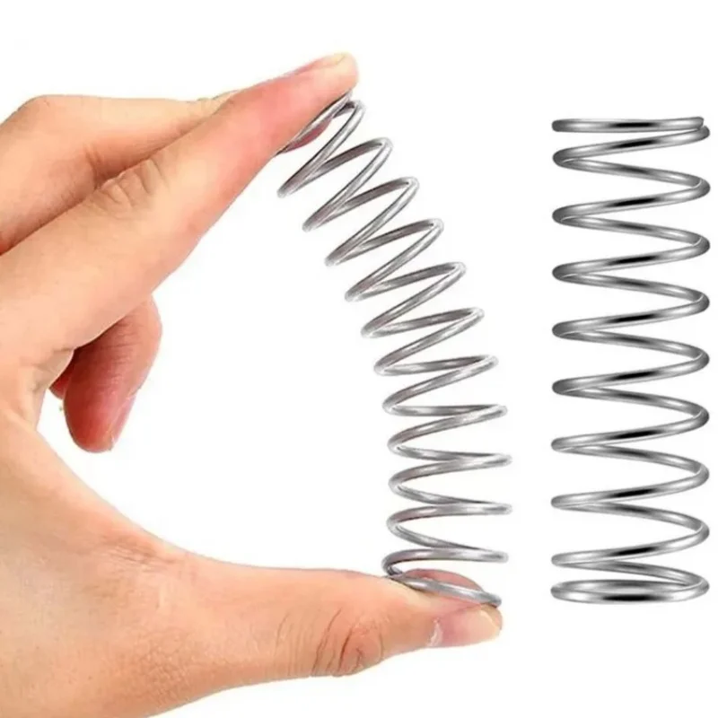 5-10pcs/Lot 1.5mm Stainless Steel Micro Small Compression Spring OD 9-30mm Length10mm to100mm