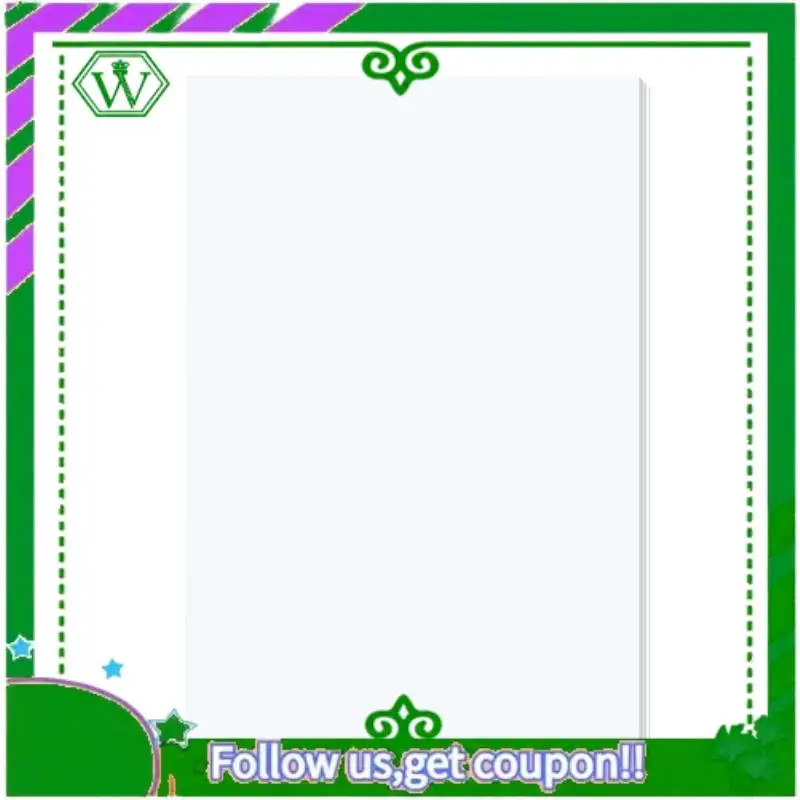 ABIK-A4 Thermal Paper For Peripage A40 Portable Quick Drying Long Term Retention Period Folded Paper